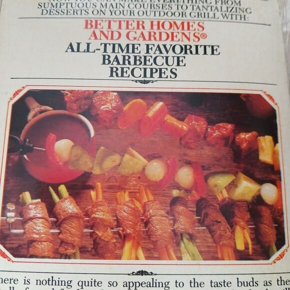 Better Homes and Garden All-Time Favorite Barbecue Recipes Paperback 1980 VTG - Picture 3 of 6